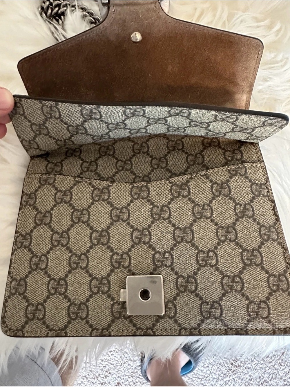 Gucci GG supreme monogram mini Dionysus shoulder bag